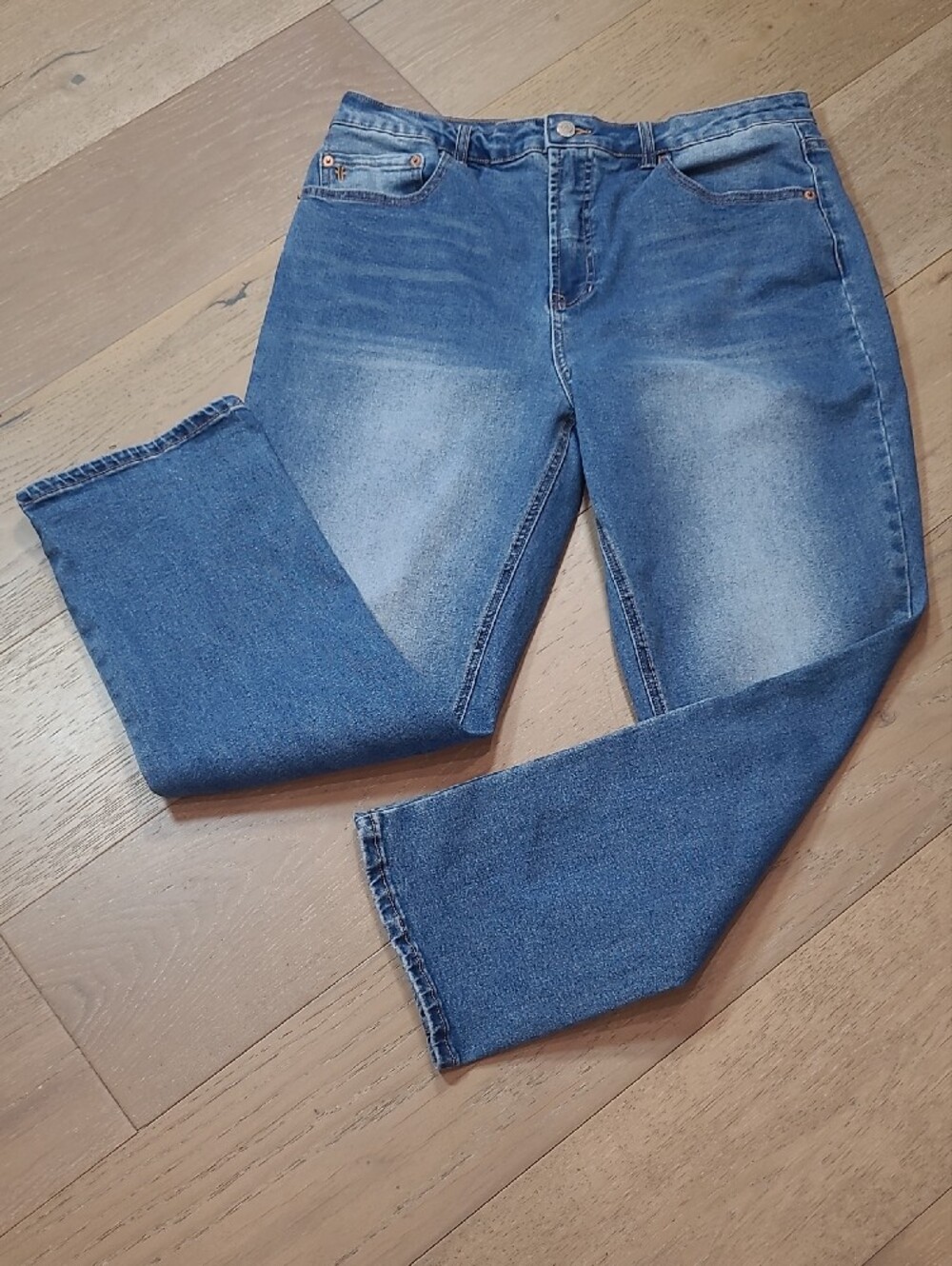 Frye Jeans Women's sz 12/31 High Rise Straight Leg Ankle Denim Jeans